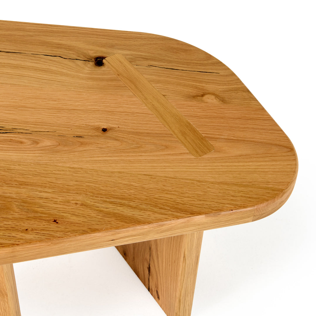 Jack  Modern Natural Wood Coffee Table Set