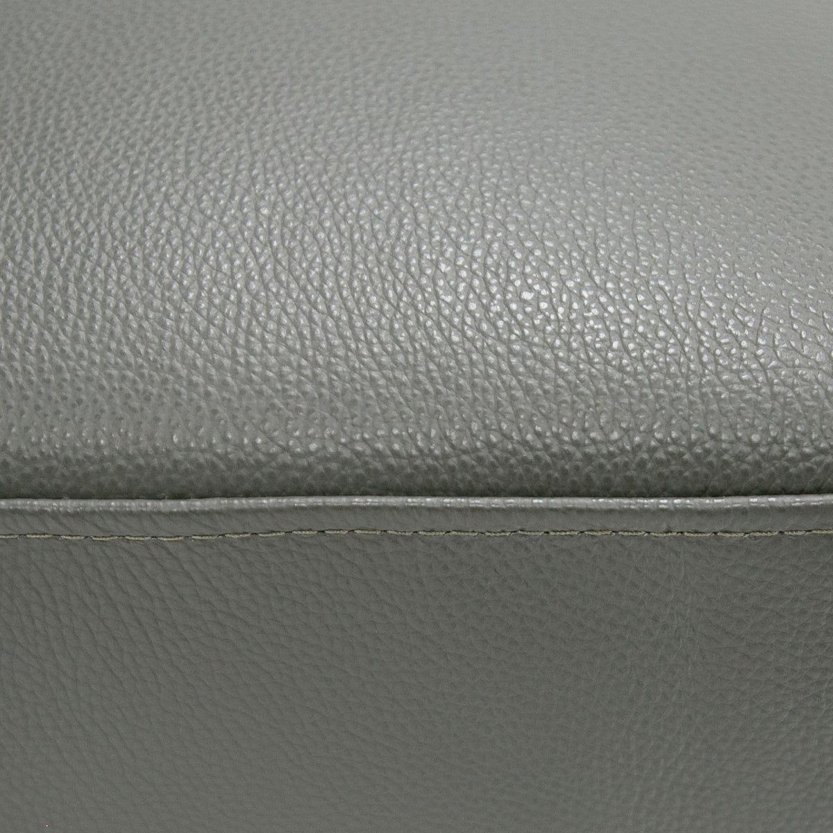 Jacoba - Modern Dark Grey Leather Rectangular Ottoman