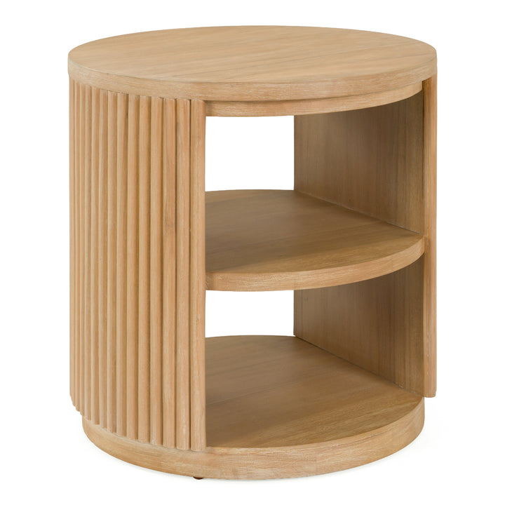 Jacobson - Modern Natural Acacia End Table