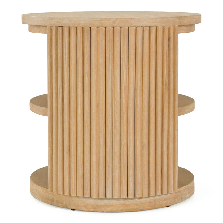 Jacobson - Modern Natural Acacia End Table