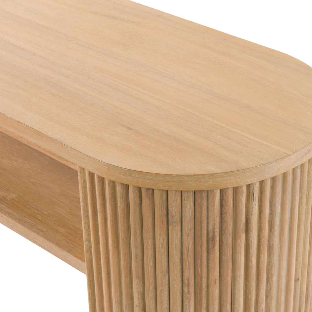 Jacobson - Modern Natural Acacia Console Table