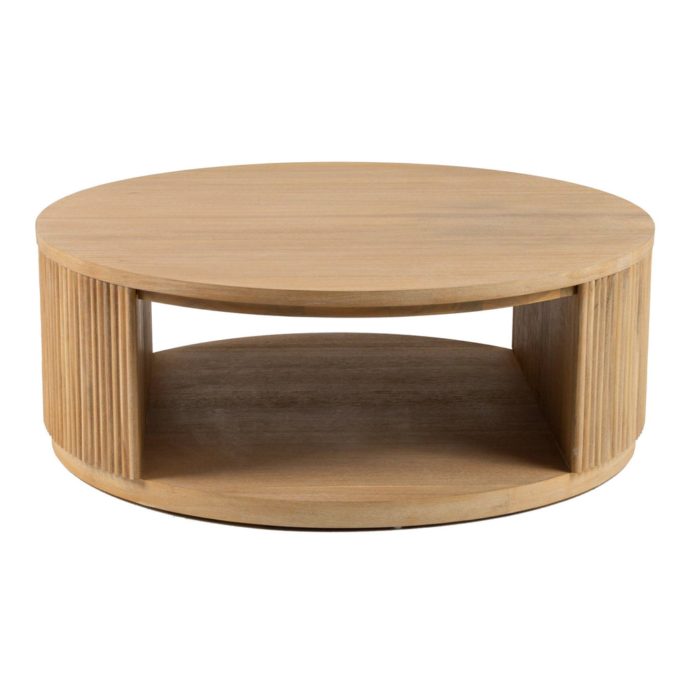 Jacobson - Modern Natural Acacia Coffee Table - View 7