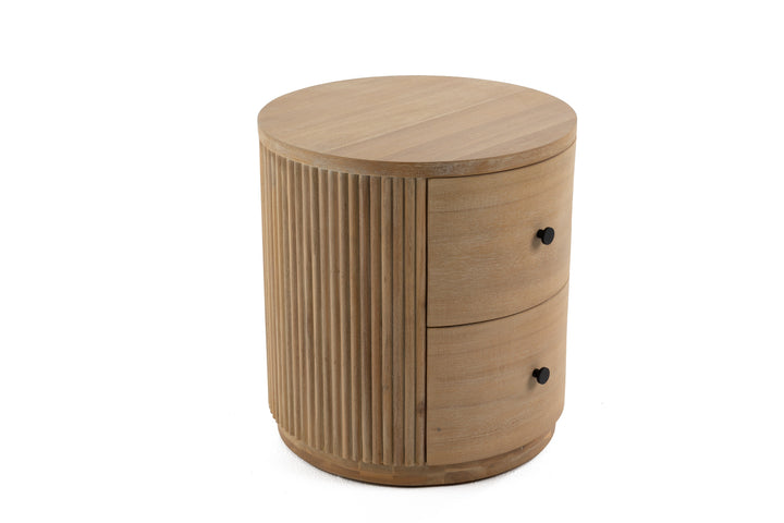 Jacobson - Modern Natural Acacia Nightstand