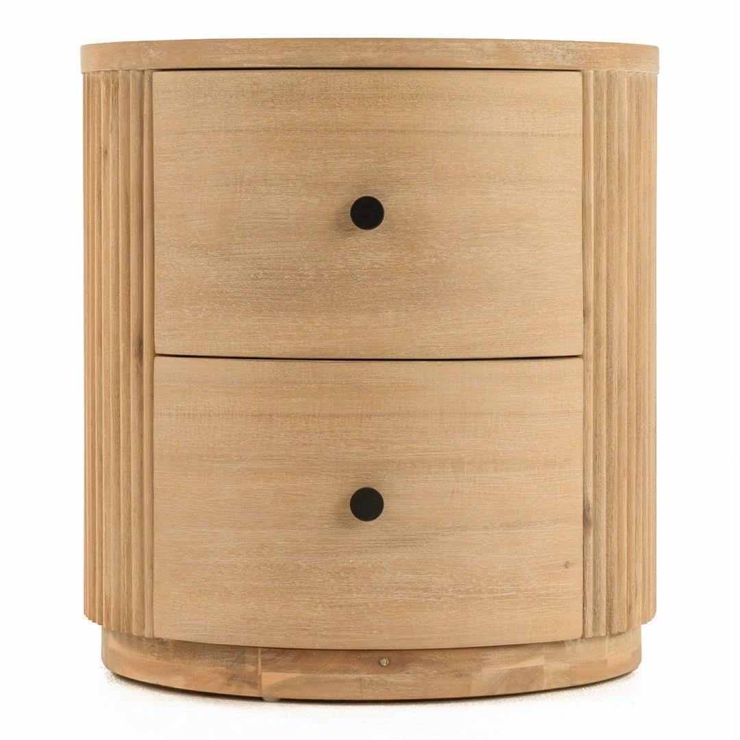 Jacobson - Modern Natural Acacia Nightstand