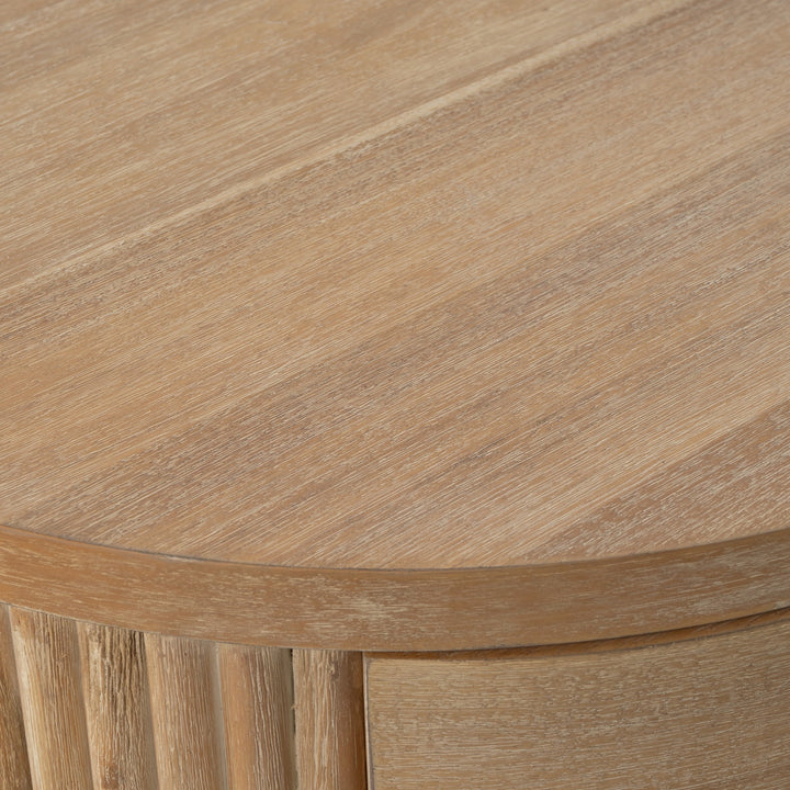 Jacobson - Modern Natural Acacia Nightstand