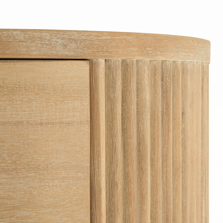 Jacobson - Modern Natural Acacia Nightstand