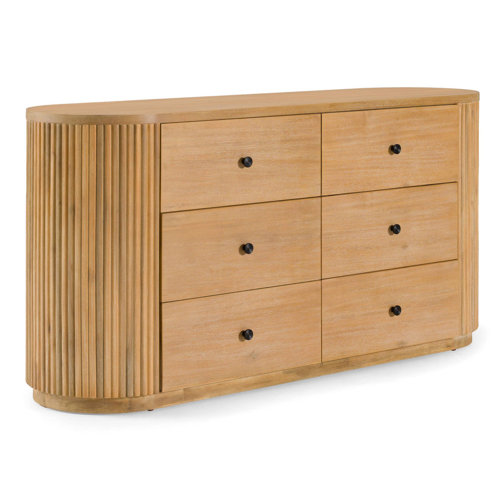 Jacobson - Modern Natural Acacia Dresser - View 2