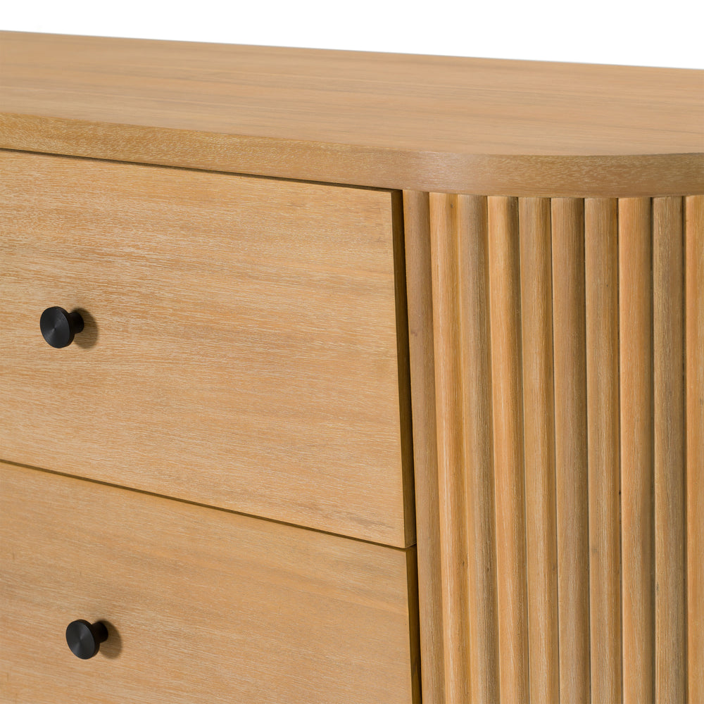 Jacobson - Modern Natural Acacia Dresser - View 7
