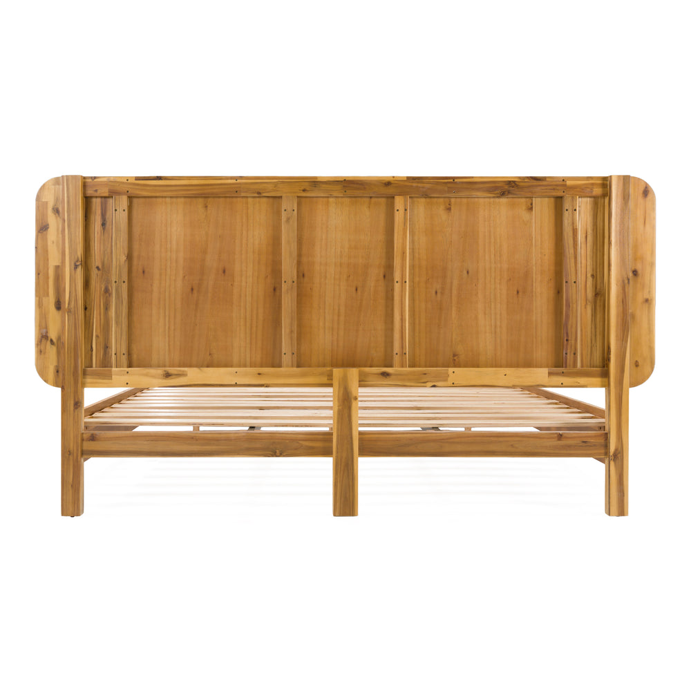 Jacobson - Modern Natural Acacia Bed - View 3