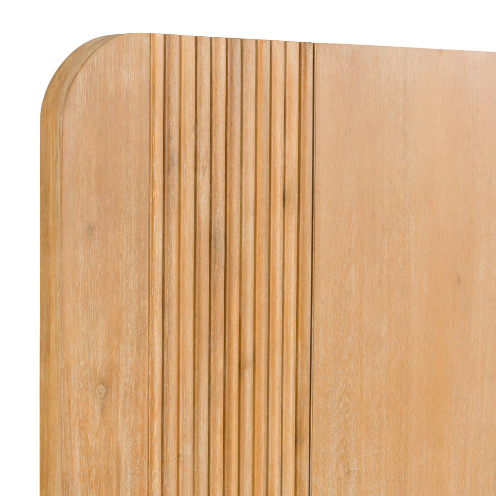 Jacobson - Modern Natural Acacia Bed - View 5
