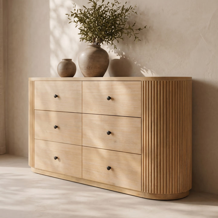 Jacobson - Modern Natural Acacia Dresser