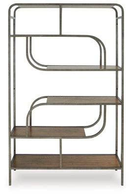 Jaddon Bookcase - Light Brown Etageres modern furniture Contempo Furniture