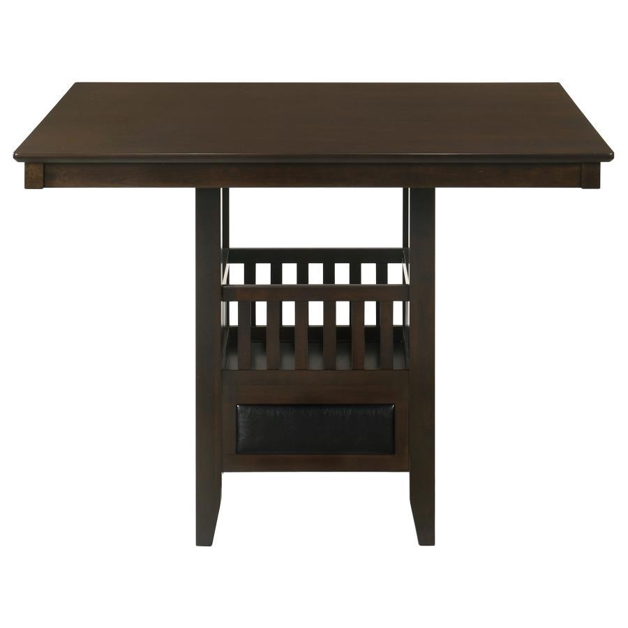 Jaden - 5 Piece Square Counter Height Dining Set - Espresso 5 - Piece Dining Room Set modern furniture Contempo Furniture