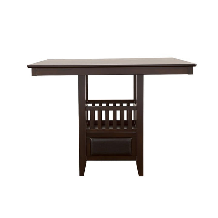 Jaden - Square Counter Height Dining Table - Espresso Counter Table modern furniture Contempo Furniture