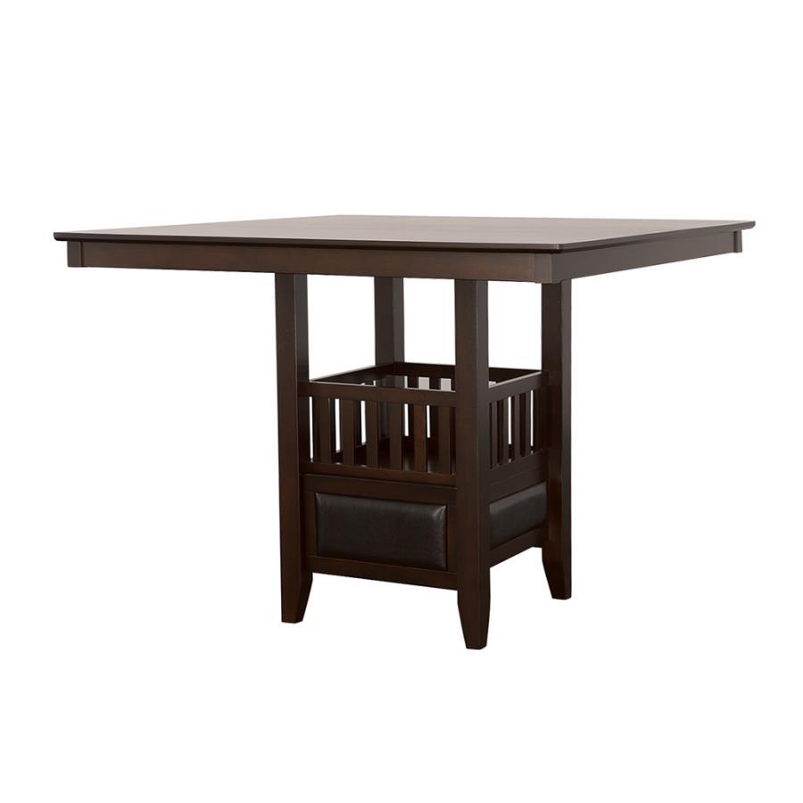 Jaden - Square Counter Height Dining Table - Espresso Counter Table modern furniture Contempo Furniture