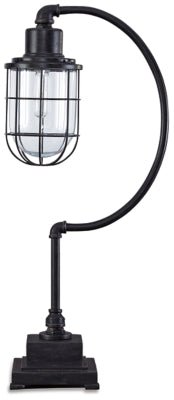 Jae Desk Lamp - Black Table Lamp modern furniture Contempo Furniture