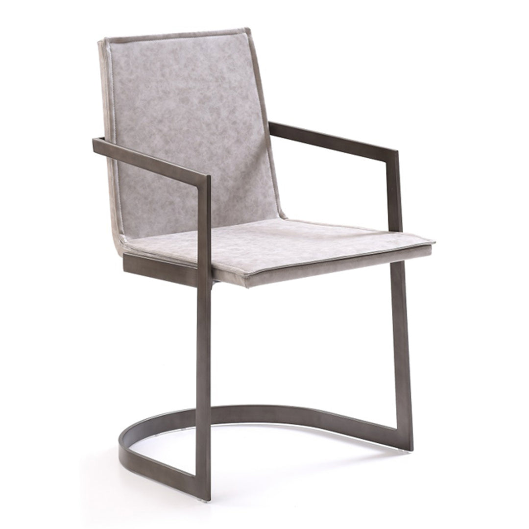 Jago - Modern White Wash Grey Dining Chair