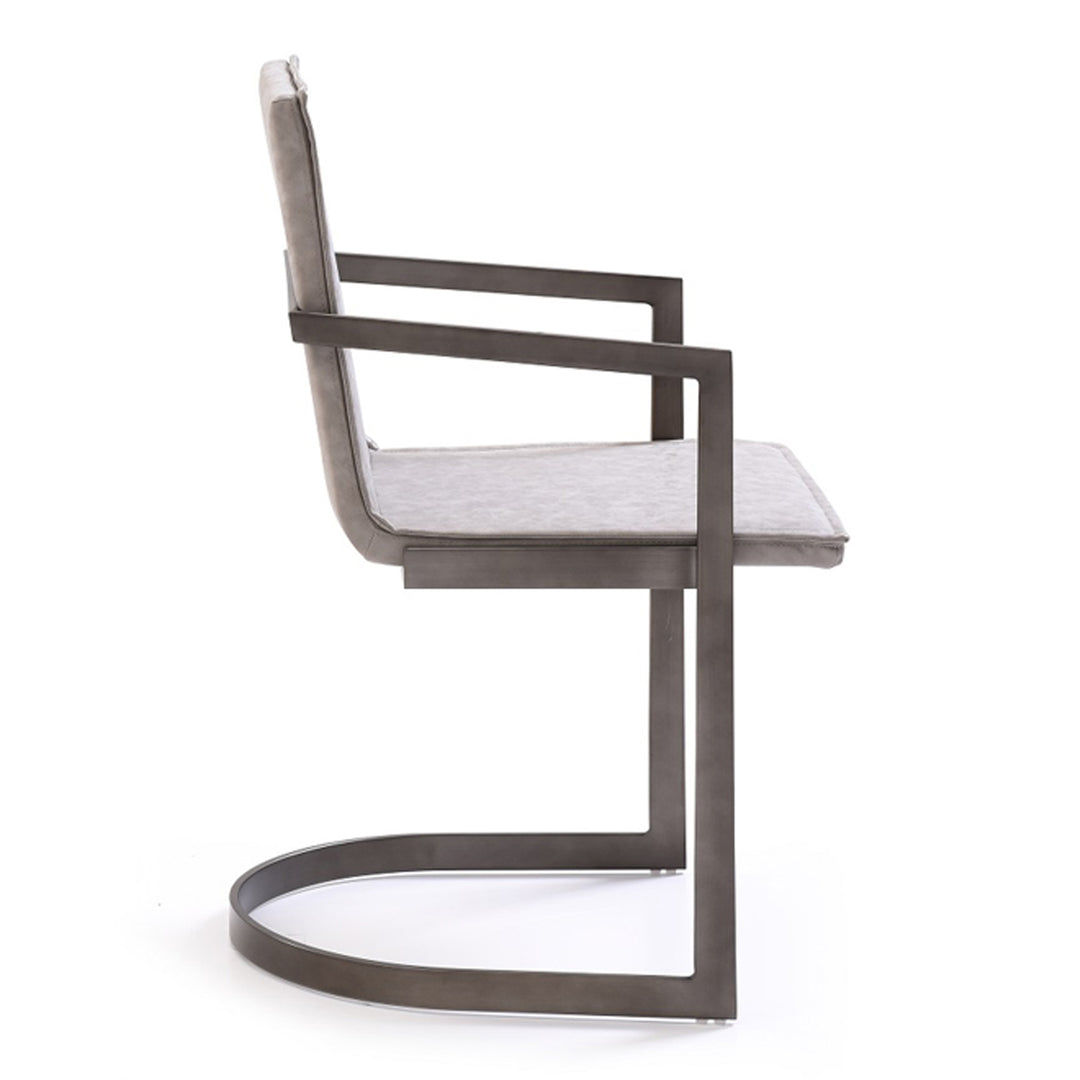 Jago - Modern White Wash Grey Dining Chair