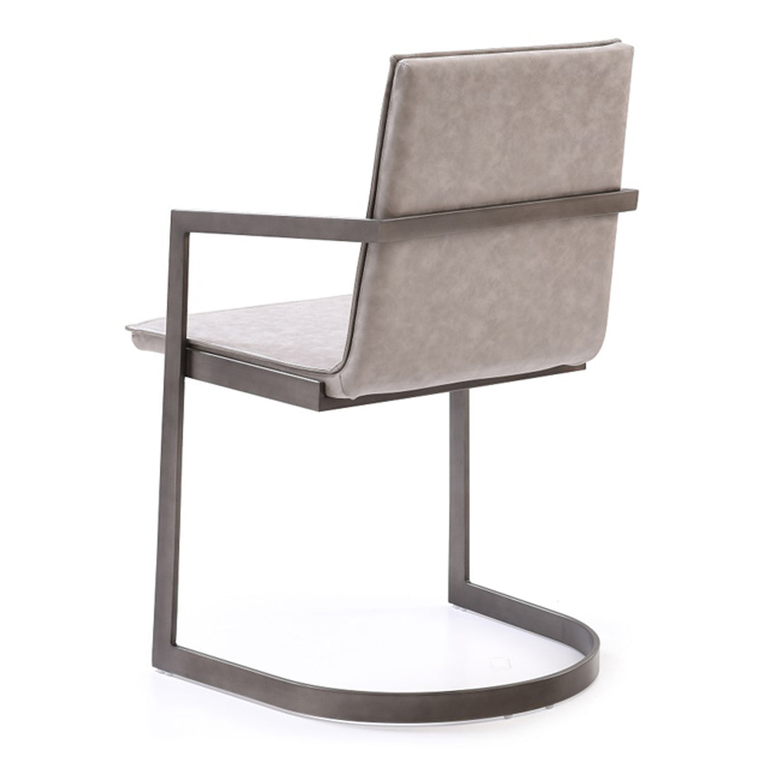 Jago - Modern White Wash Grey Dining Chair