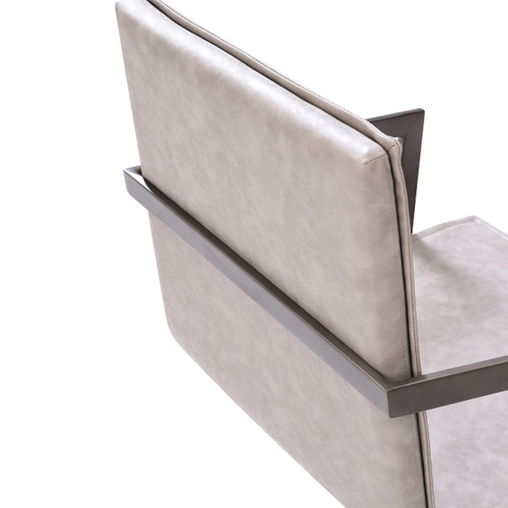 Jago - Modern White Wash Grey Dining Chair