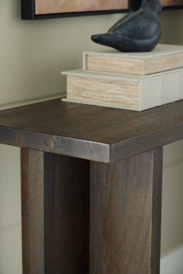 Jalenry Console Sofa Table - Dark Brown Console Table modern furniture Contempo Furniture