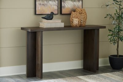 Jalenry Console Sofa Table - Dark Brown Console Table modern furniture Contempo Furniture