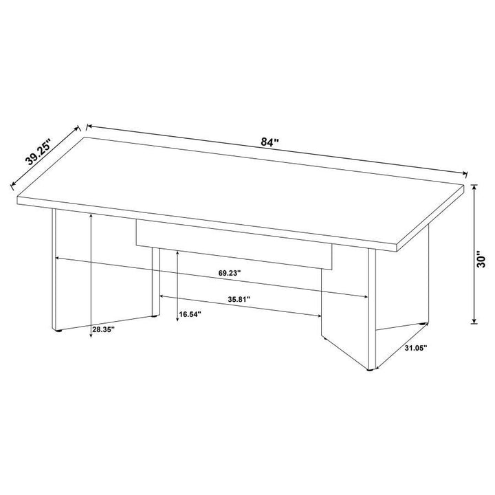 Jamestown - Composite Wood Dining Table - Mango Dining Table modern furniture Contempo Furniture