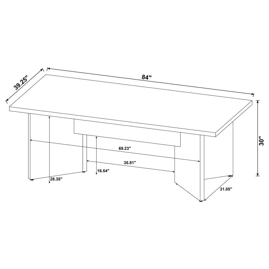 Jamestown - Composite Wood Dining Table - Mango Dining Table modern furniture Contempo Furniture