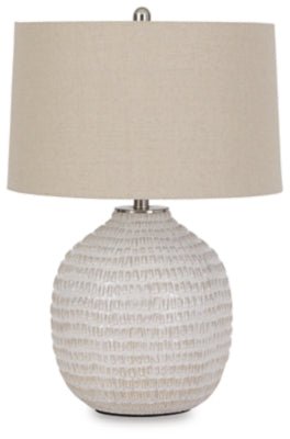Jamon Table Lamp - Beige | Ashley Furniture