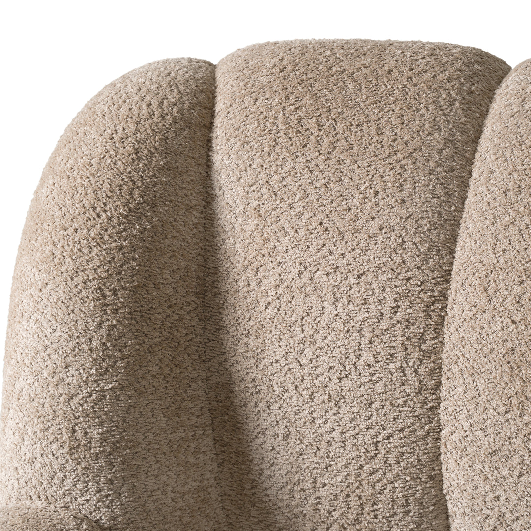 Janine - Modern Tan Fabric Bed