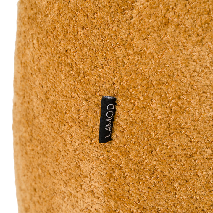 Eastern King Modrest Janine - Modern Camel Fabric Bed