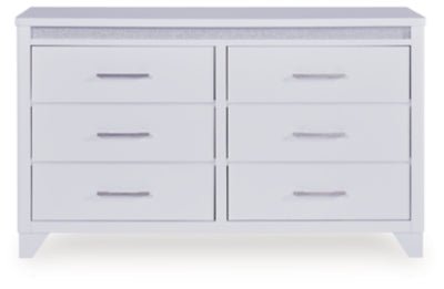 Jarlee Dresser - White Dresser modern furniture Contempo Furniture