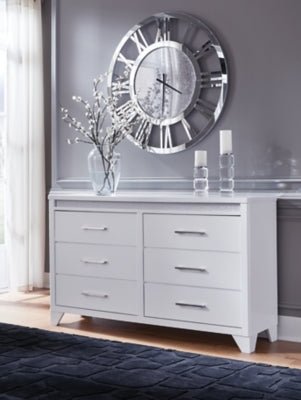 Jarlee Dresser - White Dresser modern furniture Contempo Furniture