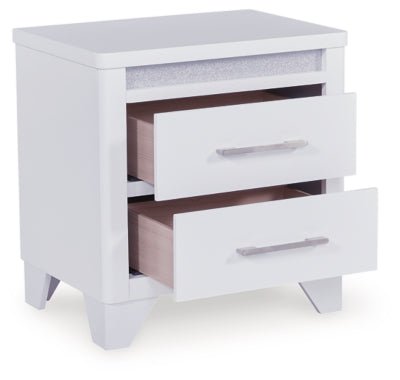 Jarlee Nightstand - White Accent Nightstand modern furniture Contempo Furniture