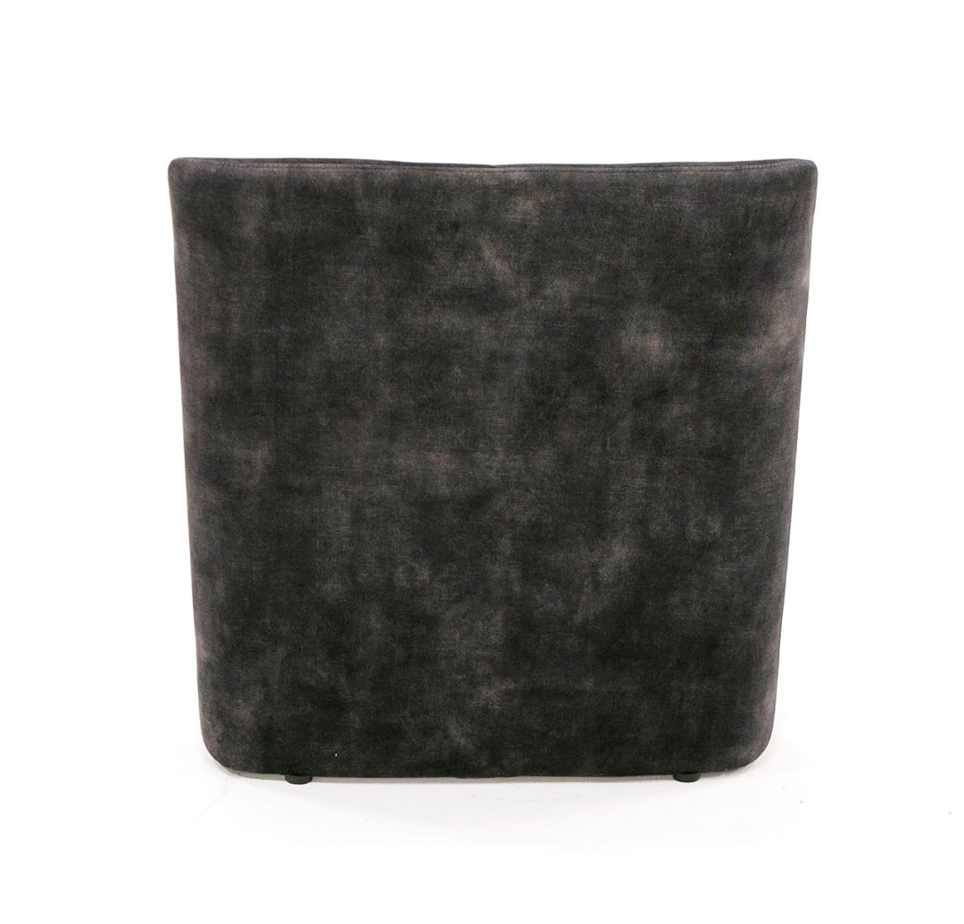 Modern Jarvis Accent Dark Grey Fabric Chair