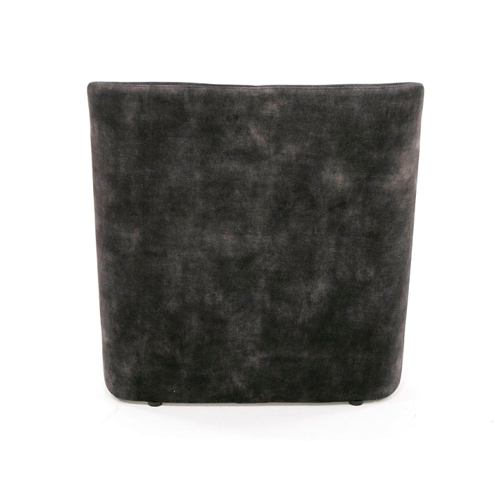 Modern Jarvis Accent Dark Grey Fabric Chair