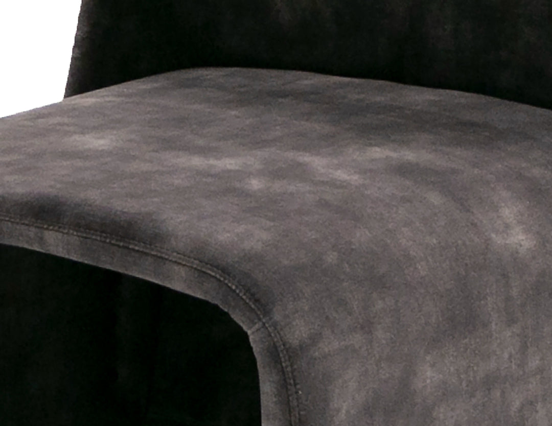 Modern Jarvis Accent Dark Grey Fabric Chair