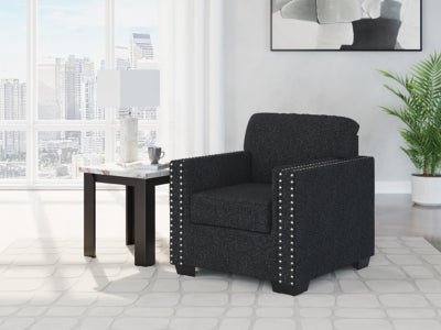 Jasmine Peaks Chair - Black Arm Chair modern furniture Contempo Furniture