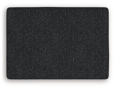 Jasmine Peaks Ottoman - Black Upholstered Ottoman modern furniture Contempo Furniture