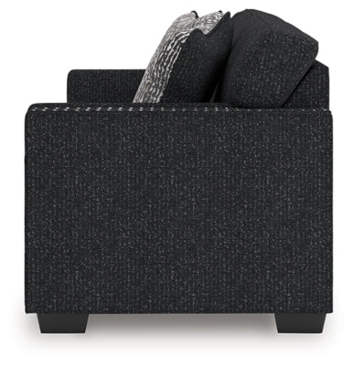 Jasmine Peaks Sofa - Black Stationary Sofa modern furniture Contempo Furniture