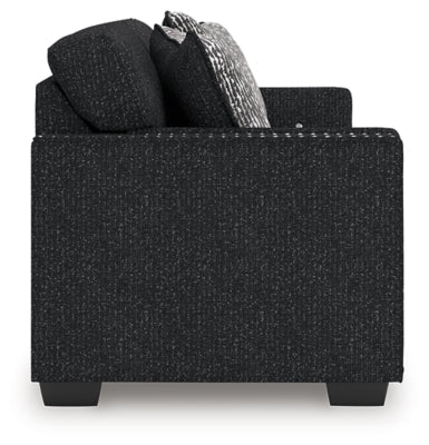 Jasmine Peaks Sofa - Black Stationary Sofa modern furniture Contempo Furniture