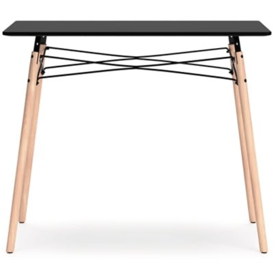 Jaspeni Home Office Desk - Black Computer Desks modern furniture Contempo Furniture