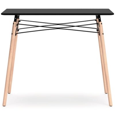 Jaspeni Home Office Desk - Black Computer Desks modern furniture Contempo Furniture