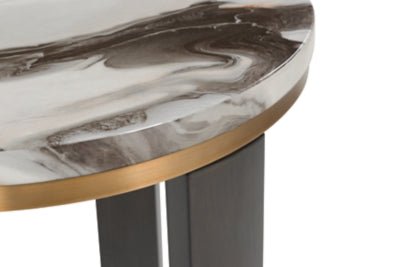 Jazmore End Table - Dark Brown End Table modern furniture Contempo Furniture