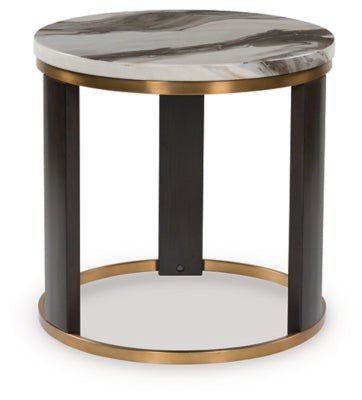 Jazmore End Table - Dark Brown End Table modern furniture Contempo Furniture