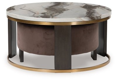 Jazmore Nesting Coffee Table (Set of 2) - Dark Brown Nesting Table modern furniture Contempo Furniture