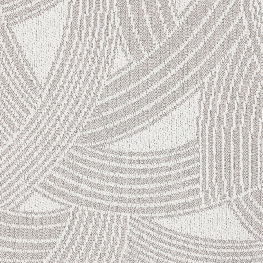 Jeanette - Fabric Upholstered Round Arm Accent Chair - Beige Arm Chair modern furniture Contempo Furniture