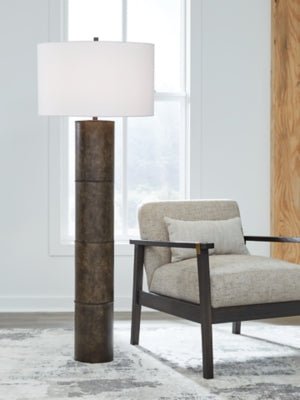 Jebson Floor Lamp - Bronze Floor Lamp modern furniture Contempo Furniture
