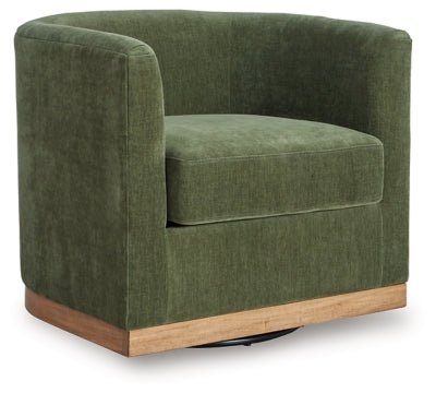 Jersonlow Swivel Accent Chair - Green | Ashley Furniture
