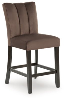Jeshina Counter Height Barstool - Dark Brown Stool Set modern furniture Contempo Furniture